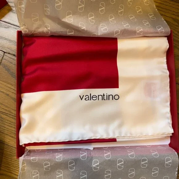 Valentino Silk Scarf - Picture 3 of 3